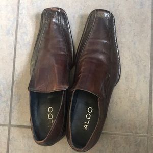 Mahogany Brown Aldo Loafers